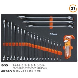 Cassettiera 7 cassetti con assortimento di 309 utensili Beta C24EH O7/M 024002209 5