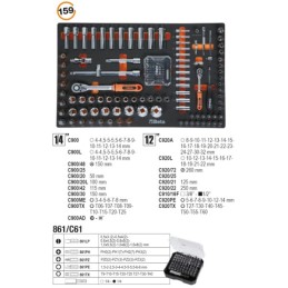 Cassettiera 7 cassetti con assortimento di 309 utensili Beta C24EH O7/M 024002209 6
