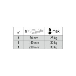 Cassettiera 7 cassetti con assortimento di 309 utensili Beta C24EH O7/M 024002209 10