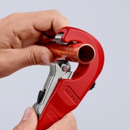 KNIPEX TubiX® Tagliatubi a cricchetto per rame, ottone e inox, 6-35mm 90 31 02 SB 10