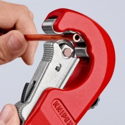KNIPEX TubiX® Tagliatubi a cricchetto per rame, ottone e inox, 6-35mm 90 31 02 SB 14
