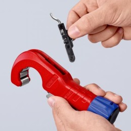KNIPEX TubiX® Tagliatubi a cricchetto per rame, ottone e inox, 6-35mm 90 31 02 SB 19