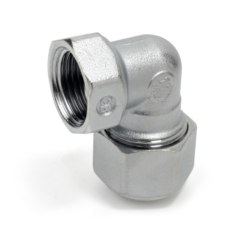 Raccordo curvo 90° filettato femmina misura 1/2" x (16 x 2) R563MX048 1