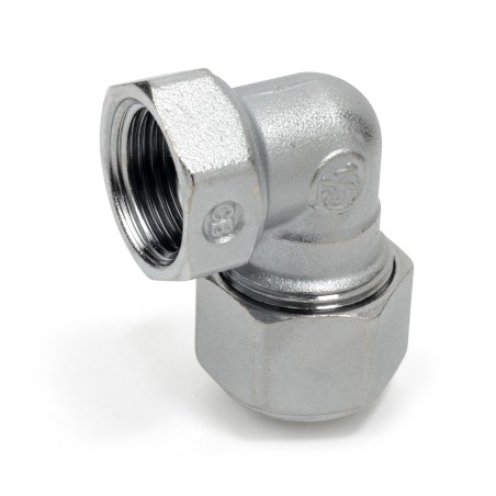 Raccordo curvo 90° filettato femmina misura 1/2" x (16 x 2) R563MX048 1