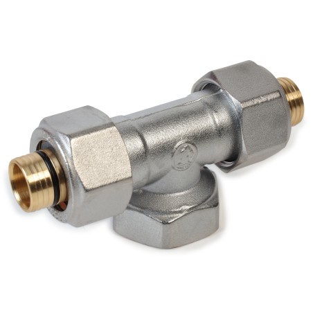 Raccordo a T filettato femmina, con adattatori misura (20 x 2) x 3/4" x (20 x 2) R569MX061 1