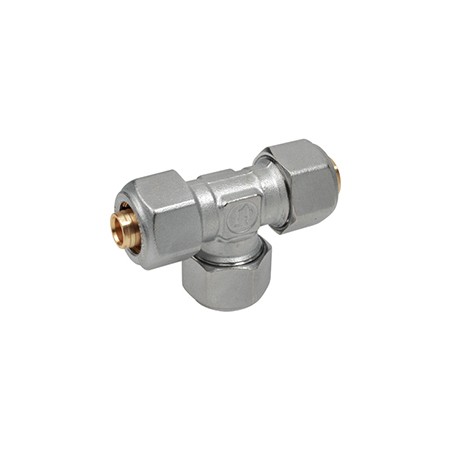 Raccordo a T con misure differenziate misura (26 x 3) x (16 x 2) x (26 x 3) R565MX062 1