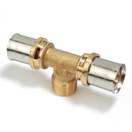 Raccordo a Tee filettato maschio dimensione ø 3/4" x (26 x 3) RM153Y049 1
