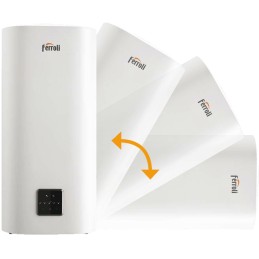 Ferroli Titano twin scaldacqua elettrico compatto a doppio serbatoio 30 lt. wi-fi GRZ52DKA 3
