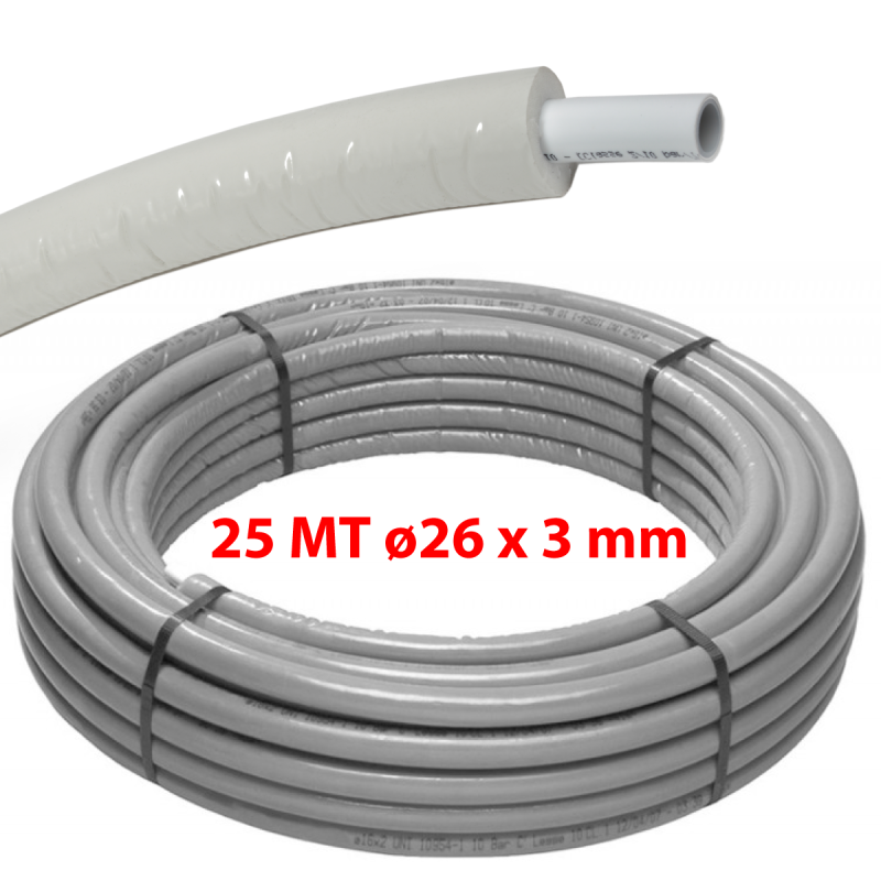 Tubo multistrato PEX-b/Al/PEX-b 25 m ø 26 x 3 mm GIACOMINI R999IY170 1 Tubo multistrato PEX-b/Al/PEX-b 25 m ø 26 x 3 mm GIACOMINI R999IY170 1