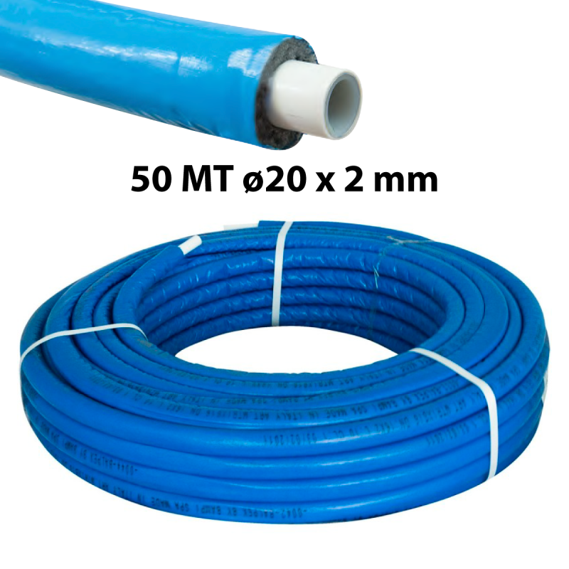 Tubo multistrato blu PEX-b/Al/PEX-b 50 m ø 20 x 2 mm GIACOMINI R999IY249 1 Tubo multistrato blu PEX-b/Al/PEX-b 50 m ø 20 x 2 mm GIACOMINI R999IY249 1
