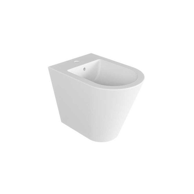 Bidet a terra stile moderno in ceramica bianca Forma FMBIT000000MBI 1 Bidet a terra stile moderno in ceramica bianca Forma FMBIT000000MBI 1