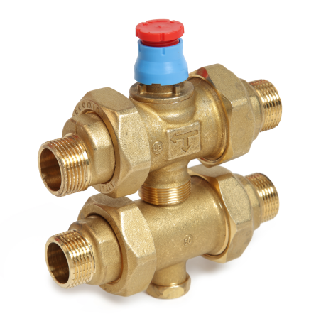 Valvola di zona a pistone tre vie con bocchettoni R292EY004 G 3/4"M R292EY004 1