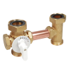 Valvola miscelatrice a tre vie a sfera 1 1/2" Giacomini R296Y001 R296Y001 1