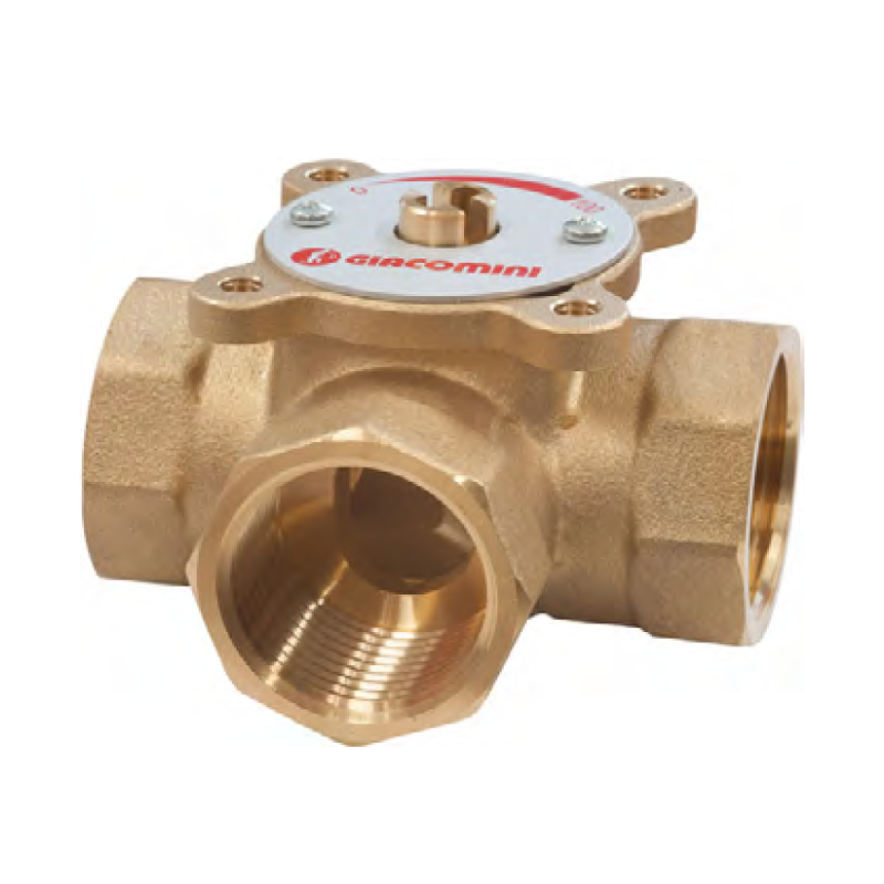 Valvola miscelatrice a tre vie a settore attacchi 1" Giacomini R297Y005 1