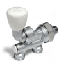 Valvola micrometrica termostatizzabile 1/2" x 16, con attacco per adattatore R304TX011 1