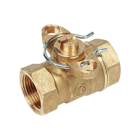 Valvola di zona a sfera, a due vie, motorizzabile MM 3/4' F R277Y004 1