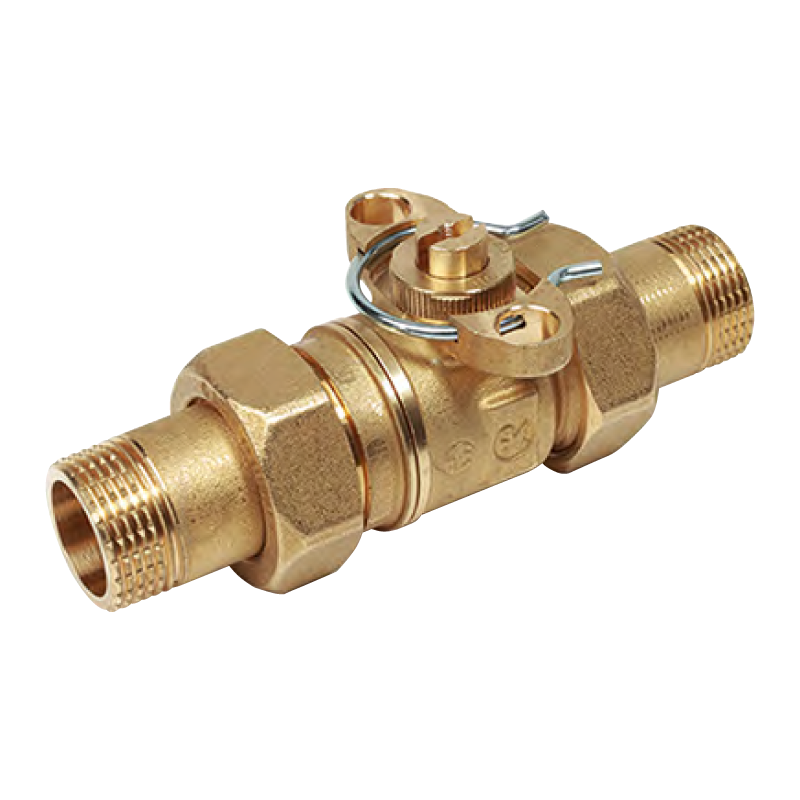 Valvola di zona a sfera, a due vie, motorizzabile MM 1"M R277Y025 1