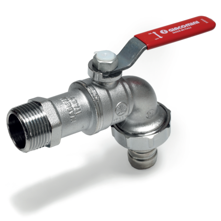 Rubinetto portagomma maniglia a leva attacco 1/2" M Giacomini R621X003 R621X003 1