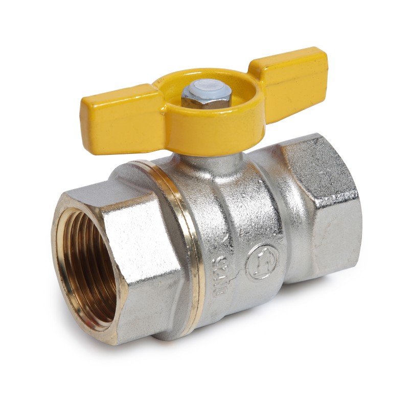 Valvola a sfera, attacchi F-F, maniglia a farfalla G 1/2"F R731GAX003 R731GAX003 1