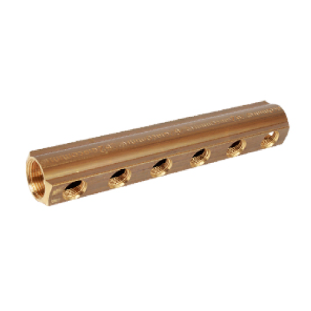 Collettore di distribuzione 1"F x 3/8"F N° di stacchi 3 R551Y043 1