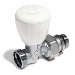 Valvola micrometrica termostatizzabile diritta per radiatori 3/8" x 16 R432X032 1