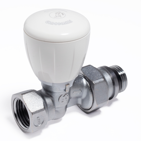 Valvola micrometrica termostatizzabile diritta 1/2"M x 1/2"F, R422X133 R422X133 1