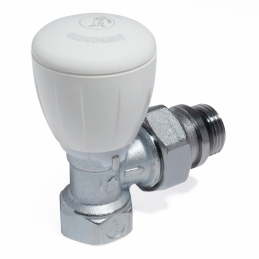 Valvola micrometrica termostatizzabile a squadra 3/8"M x 3/8"F, R421X132 R421X132 1