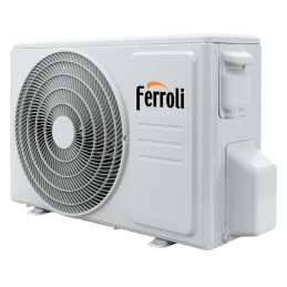 Condizionatore Ferroli Ambra 9000 BTU R32 inverter A++ Wi-Fi incluso 2CP0001F + 2CP0005F 3