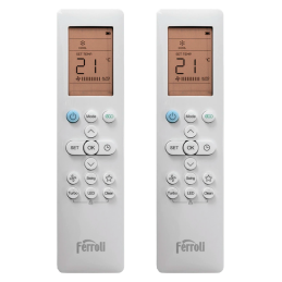 Condizionatore dual split Ferroli Ambra 9000+9000 BTU inverter A+ Wi-Fi incluso 2CP0001F + 2CP0001F + 2CP0009F 4