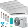 Condizionatore quadri split Ferroli Ambra 7000+7000+7000+7000 BTU inverter A++ Wi-Fi incluso 2CP0000F + 2CP0000F + 2CP0000F + 2C