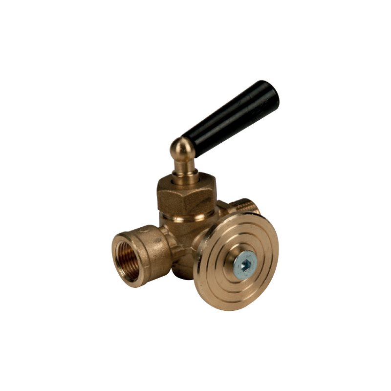 Rubinetto portamanometro a tre vie 3/8"M x 3/8"F R228IY002 1