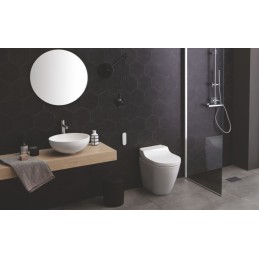 WC con trituratore integrato Planus Relax in collaborazione con GEBERIT RELAX-R 2