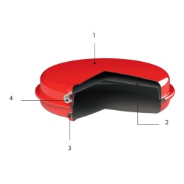 Cimm vaso espansione piatto CP 387 da 8 Litri, diametro 387 mm 7608 4