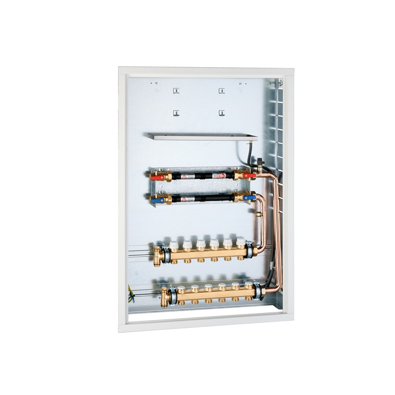 Caleffi Cassetta 70008H per PLURIMOD® con 8 Attacchi - Ideale per Impianti a Ventilconvettore 70008H 1