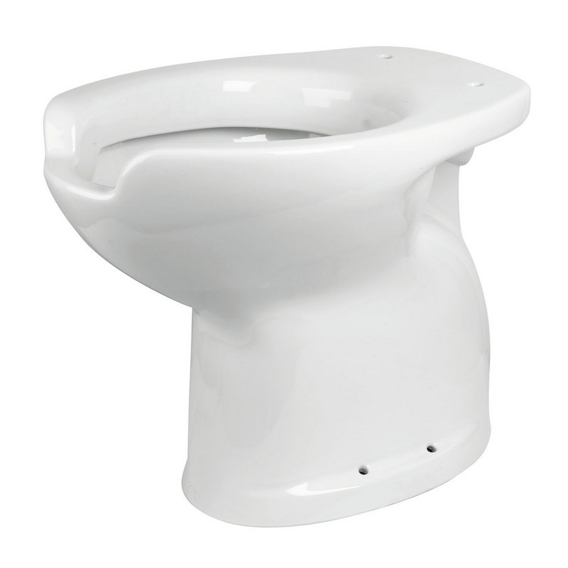 Vaso a Terra per Disabili Serie EASY in Ceramica Bianca - IDRAL 10200 10200 1