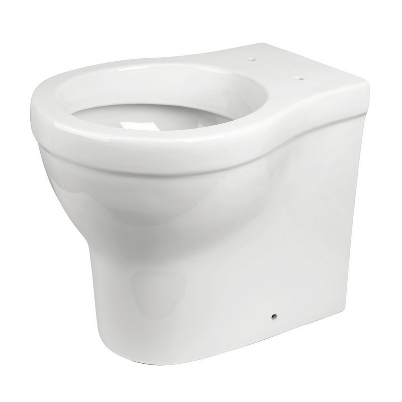 Idral 10381 - Vaso in Ceramica Vetrosa Bianca, Design Minimalista, Scarico a Terra e Parete 10381 1 Idral 10381 - Vaso in Ceramica Vetrosa Bianca, Design Minimalista, Scarico a Terra e Parete 10381 1
