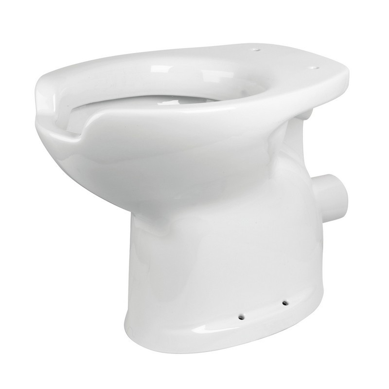 Idral 10210 - Vaso a Terra per Disabili Serie EASY, Ceramica Bianca, Scarico a Parete 10210 1