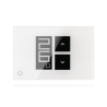 Cronotermostato Wi-Fi Settimanale Wi-Time Wall Seitron GCW03MR GCW03MR 1