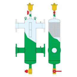 Separatore idraulico con coibentazione attacco G 1", portata 2,5 m3/h - 548006 - caleffi 548006 2