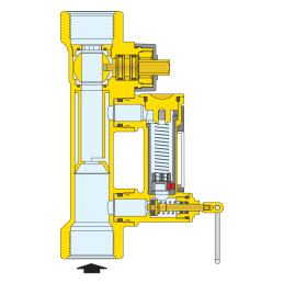 Valvola di bilanciamento con debimetro connessione G 2" F regolazione del flusso da 50-200 l/min isolamento - Caleffi 132902 132