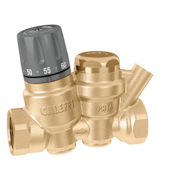 Regolatore Termostatico Rp 1 1/4" F e DN 32 per circuiti di ricircolo acqua calda sanitaria Caleffi 116170 116170 1