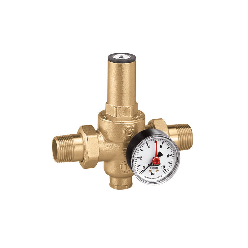 Riduttore di pressione R 1" M bocchettone cartuccia estraibile, attacco manometro 1/4"F senza manometro Caleffi 536060 536060 1