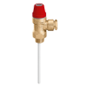 Valvola di sicurezza combinata temperatura e pressione G 3/4" A M - 10 bar/90 °C scarico Ø 22 Caleffi 309500 309500 1