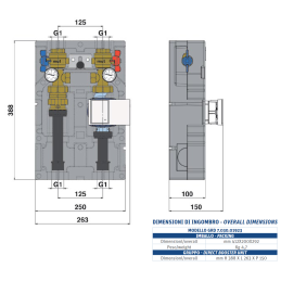 Gruppo di Rilancio Diretto per Impianti di Riscaldamento Serie GRD Mut 7.030.01923 7.030.01923 2