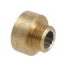 Prolunga Ridotta F-M in Ottone Giallo 1" x 3/4" - Codice 1110134 TDM BRASS 1110134 1