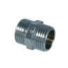 Nipplo Doppio M/M in Ottone Cromato 3/4" x 3/4" - Codice 108SHC34 TDM BRASS 108SHC34 1