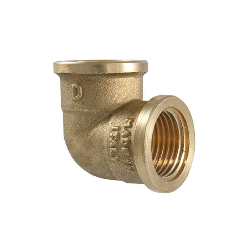 Gomito 90° F/F Pesante in Ottone Giallo 1/2" x 1/2" - Codice 200H12 TDM BRASS 200H12 1