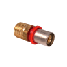 Raccordo Filettato Maschio per Pressatrice per Tubi in Plastica o Multistrato 1"1/4 x 40 - Codice 1630P440 TDM BRASS 1630P440 1