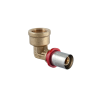 Raccordo a Pressare Curvo Femmina 3/4"-20x2 per Tubi Multistrato - Codice 16703420 TDM BRASS 16703420 1