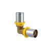 Raccordo Curvo Doppio Acqua e Gas 16x2-16x2 per Pressatrice - Codice 176516 TDM BRASS 176516 1